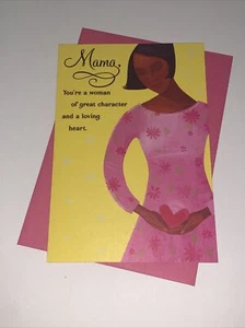 Tarjeta del Día de la Madre de Mamá Hallmark Caoba: Gran Personaje Loving Heart Valore You - Imagen 1 de 4