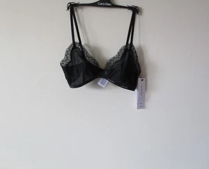 Calvin Klein QF1842 Sheer Marquisette Lace Unlined Triangle Bra S, M, L $36 NWT - Picture 1 of 40