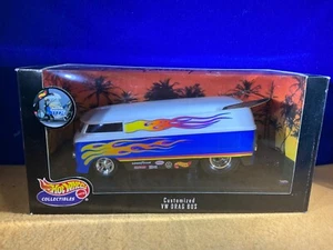 G10-88 HOT WHEELS - VW DRAG BUS - AUTOGRAPHED X7 DESIGNERS - NIB - 1:18 SCALE - Picture 1 of 16