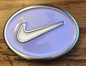 Nike Belt Buckle Swoosh Light Purple - Picture 1 of 4