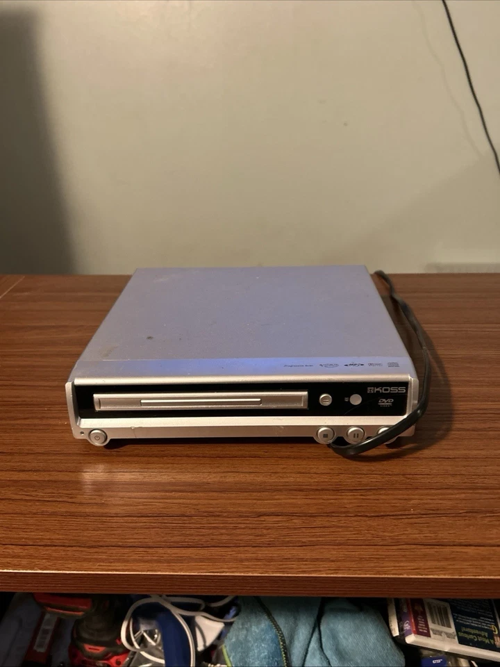 KOSS KS4110 渐进式扫描 MP3 DVD 播放器 已测试 - 无遥控器 — 第 1/1 张图片