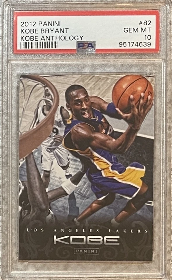 2012 PANINI ANTHOLOGY KOBE BRYANT #82~PSA 10~MINT SLAB~POP ONLY 12!!! - Image 1 of 4
