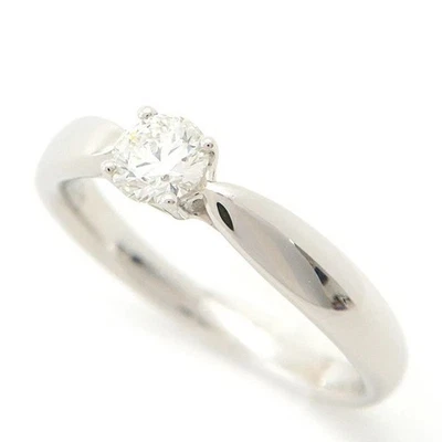 Anillo solitario de diamantes Tiffany & Co. Harmony Pt950 0,23 quilates I-VVS1-3EX US3,25 usado Foto 1 de 4