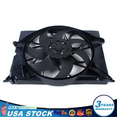 Radiator Cooling Fan Assembly For Mercedes Benz S550 Base Sedan 2007 2008-2013 Foto 1 de 4