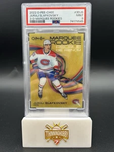 2022-23 O-Pee-Chee 3D Marquee Rookies Juraj Slafkovsky 3D-JS PSA 9 Canadiens - Picture 1 of 2