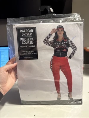 Sexy Disfraz de Conductor de Coche de Carreras para Mujer/Adulto XXL (18-20) Foto 1 de 3