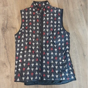 Talbots Neuheit Segelboot maritim leichte gefütterte Weste klein blau rot weiß - Bild 1 von 5