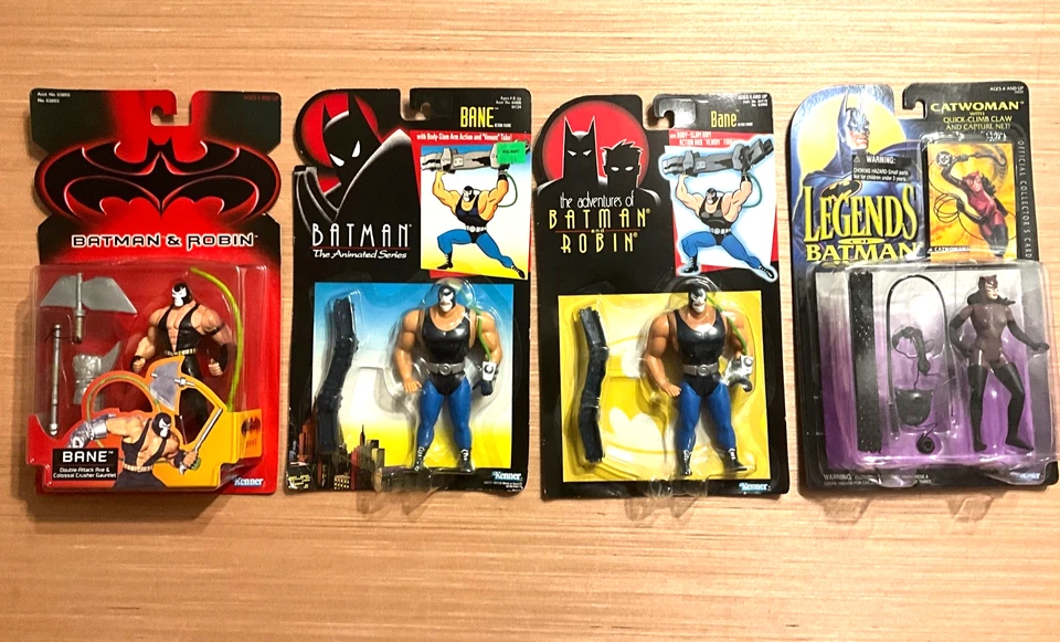 Kenner Batman & Robin Bane Action Figure 1997 Edition