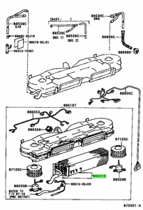 Genuine Toyota rear Air Conditioning Evaporator Core RZH103 LH113 HiAce 1993-98 - Picture 1 of 3