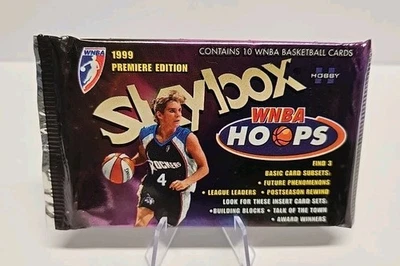 1999 SkyBox HOOPS WNBA SEALED PACK - Image 1 of 2