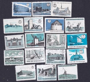 Denmark Poster Stamps DANISH NAVY MARINE ASSOCIATION - Picture 1 of 1