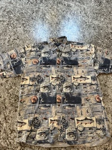 Susquehanna Trail Outfitters Long Sleeve Button Down Shirt Large Fly Fishing - Picture 1 of 6