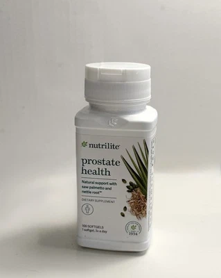 Nutrilite Salud de la Próstata con Saw Palmetto y Raíz de Ortiga 100 Cápsulas Blandas Foto 1 de 3