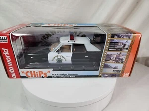 Autoworld CHiPs 1975 Dodge Monaco California Highway Patrol 1:18 pressofuso - Foto 1 di 9