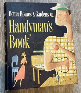 BETTER HOMES AND GARDENS HANDYMAN'S BOOK 1957 5 Ring Binder 5th printing Vintage - Picture 1 of 16