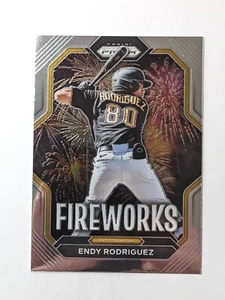 2023 Panini Prizm Fireworks Insert ENDY RODRIGUEZ #F9 Pirates - Picture 1 of 2