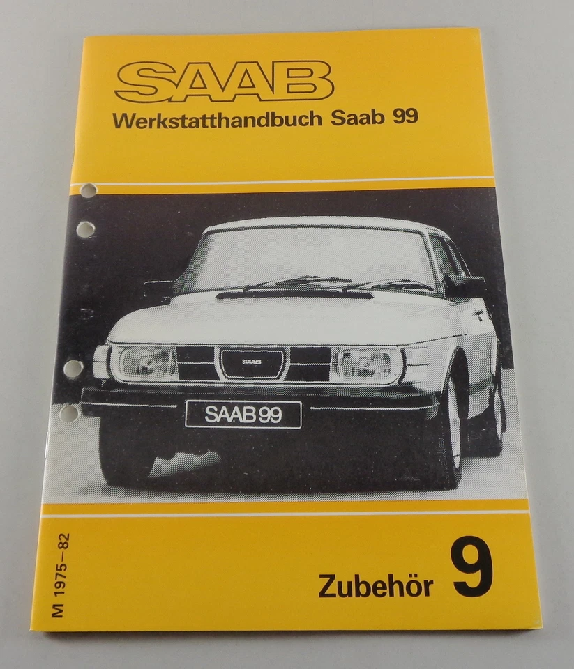 Manual De Taller Saab 99 Accesorios Año De Modelo 1975-1982 - Imagen 1 de 1