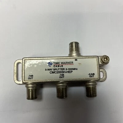 3 WAY  DIGITAL COAX CABLE SPLITTER; 5 -1000 MHz; ￼ Cmc 2003H – HEP ￼ - Image 1 of 3