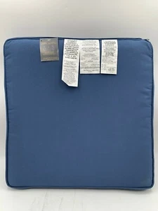Pottery Barn Classic Sunbrella Dining Chair Cushion Blue #9702D - Picture 1 of 5