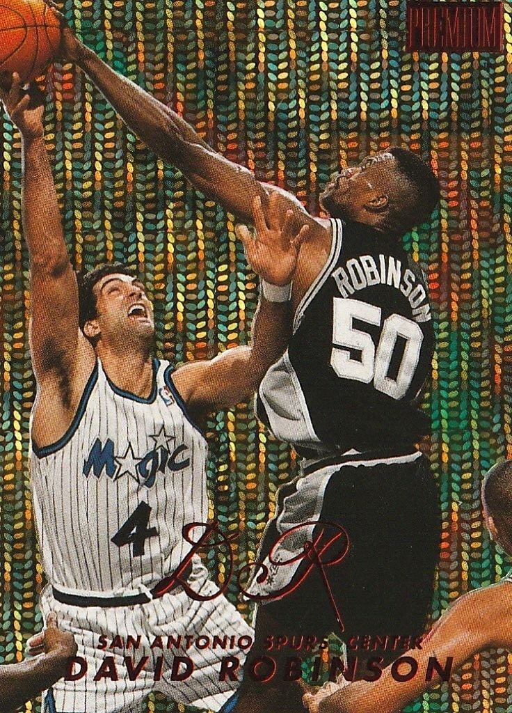 1998-99 Skybox Premium STAR RUBIES David Robinson #d 45/50 HOF RARE!!- #81 
