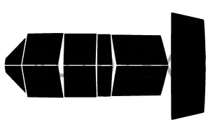 Película para ventana precortada para todos los lados cualquier tono de tinte para Jeep Cherokee 4 puertas 1986-1996 - Imagen 1 de 10
