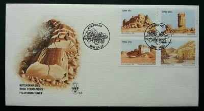 [SJ] South Africa Rock Formations 1986 Nature Landscape Environment (stamp FDC) - Image 1 of 4
