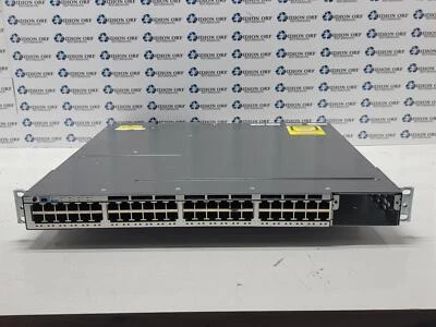 CISCO Network Switch WS-C3750X-48PF-S, Grade B, SKU 6717 - Image 1 of 3