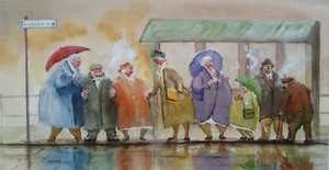 Des Brophy - Day Trippers - Mounted Print - Limited Edition No.60/295 - Picture 1 of 10