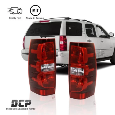 Set of 2 TailLights for Chevrolet Suburban Tahoe 2007-2014 GM2800196 GM2801196 - Image 1 of 4