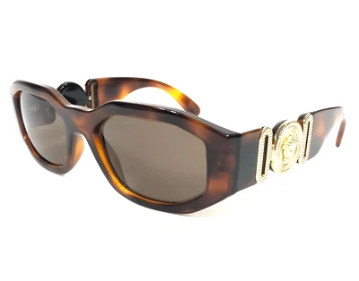 Gafas de sol Versace MOD.4361 5217/73 montura marrón habana con lentes marrón oscuro Foto 1 de 4