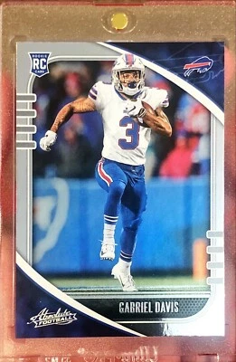 2020 Absolute Football Gabriel Davis #136 RC Buffalo Bills - Image 1 of 2