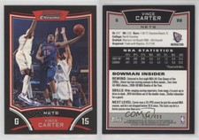 2008-09 Bowman Draft Picks & Stars Chrome Refractor /499 Vince Carter #98