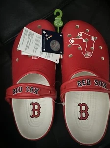 Crocs MLB Boston Red Socks Classic Croc Men's Size 8 Woman’s Size 10 Authentic - Picture 1 of 2
