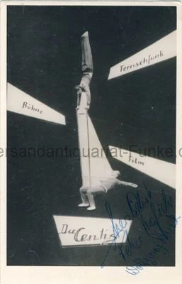 Autogrammkarte Artistik Circus Zirkus Die Centis DDR 1963 - Bild 1 von 2