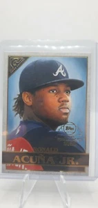2020 Topps Chrome Topps Gallery Preview #GP2 Ronald Acuna Jr. Atlanta Braves - Picture 1 of 2