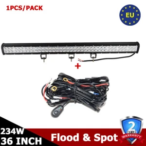 36inch 234W  LED Light Bar Off-road Driving Combo Truck ATV Lamp With Wire - Imagen 1 de 11