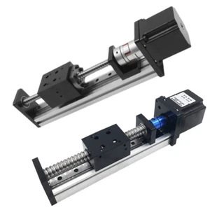 42mm Wide Mini Electric Linear Slide Motion Stage Motoried Ballscrew 1605 Module - Picture 1 of 19