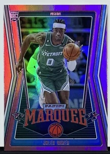 2022-23 Panini Chronicles Marquee Basketball #251 Jalen Duren Rookie Pink - Picture 1 of 2
