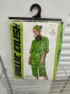 Billie Eilish Clásico Verde Disfraz Halloween Vestido Elegante XL 14-16 NUEVO - Imagen 1 de 4