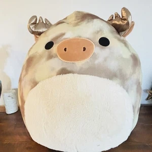 Squishmallow Greggor Moose Marbled Pattern 24 Inch 2023 Jumbo NWT - Picture 1 of 7