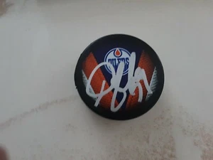 Doug Weight Signed Autographed Edmonton Oilers Puck COA - Foto 1 di 1