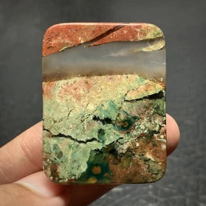 Brecciated Jasper Cabochon 39x30x7mm High Quality 98.5 ct - Picture 1 of 6