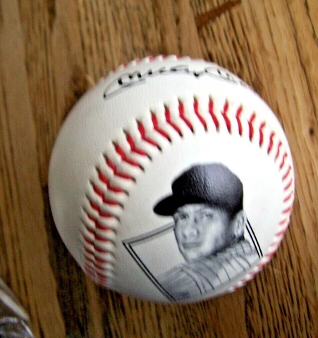 Mickey Mantle 40th Anniversary 1956 Triple Crown Season baseball ball Cover