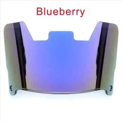 BLUEBERRY Full Size Football Helmet Visor, Eye Shield With Quick Clips