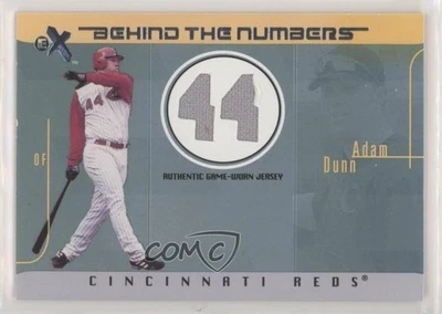 2003 EX Behind The Numbers Game-Used /500 Adam Dunn #BTNGU-AD - Image 1 of 2
