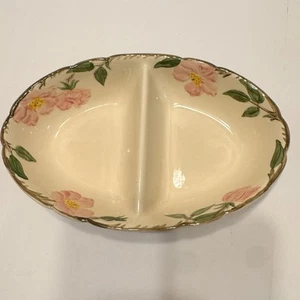 Franciscan Desert Rose Divided Vegetable Dish 10 3/4” USA 1953-58 Mark Vtg MCM - Picture 1 of 10