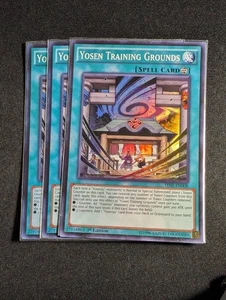 Yugioh - 3x Yosen Training Grounds THSF-EN008 1st Edition Super Rare NM - Picture 1 of 1