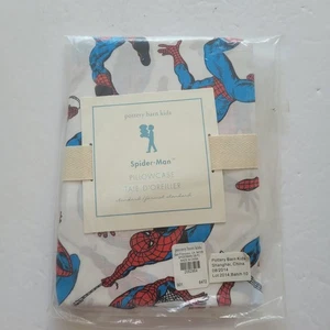 Spiderman 1 Standard Pillowcase Pottery Barn Kids - Picture 1 of 2