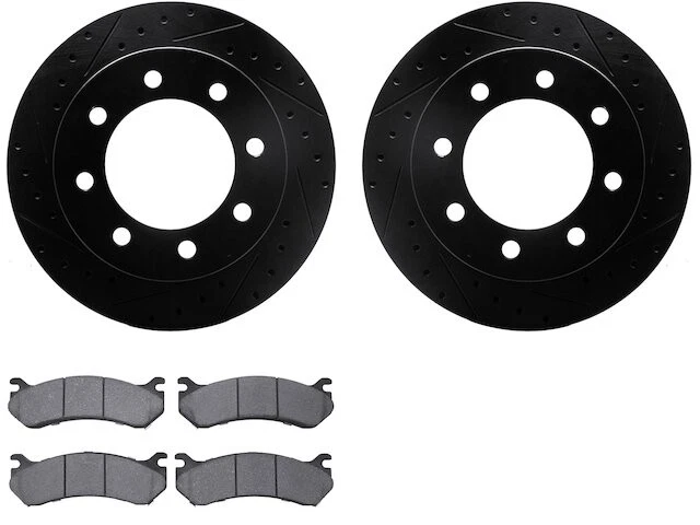 Kit de pastillas de freno trasero y rotor para GMC Yukon XL 2500 SZ128KZ 2000-2006, 2008-2013 Foto 1 de 1