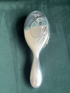 Antiguo cepillo de pelo holandés Gero 90 plateado trasero Georg Nilsson vintage B7 - Imagen 1 de 5